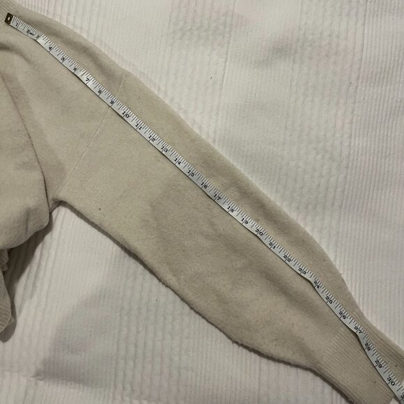 Cream Mock-neck Sweater M - Picture 9 of 13